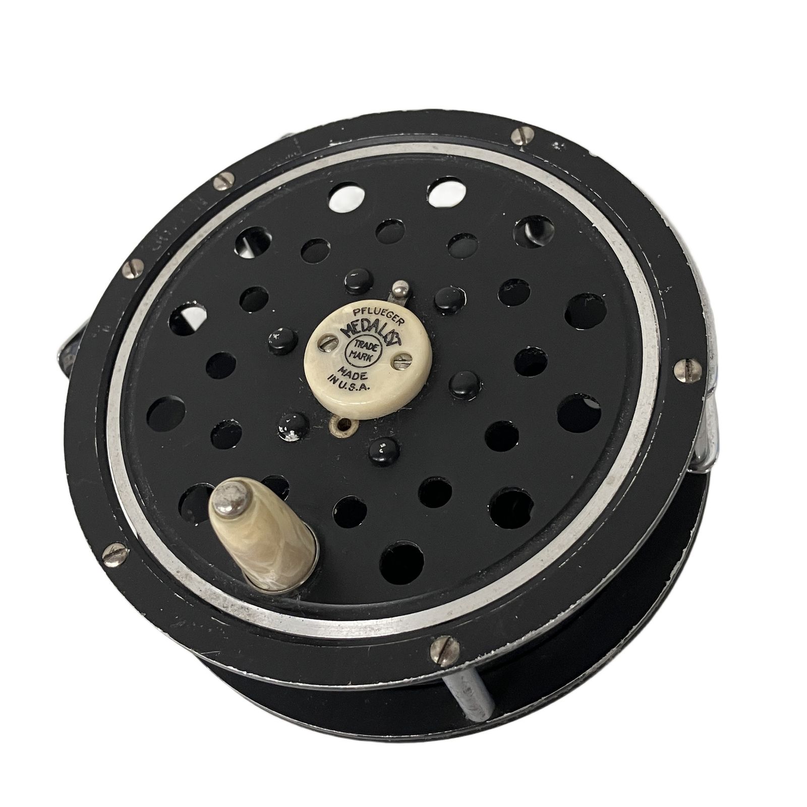Pflueger Medalist 1498 Made USA フルーガー アンテイーク リール 釣具