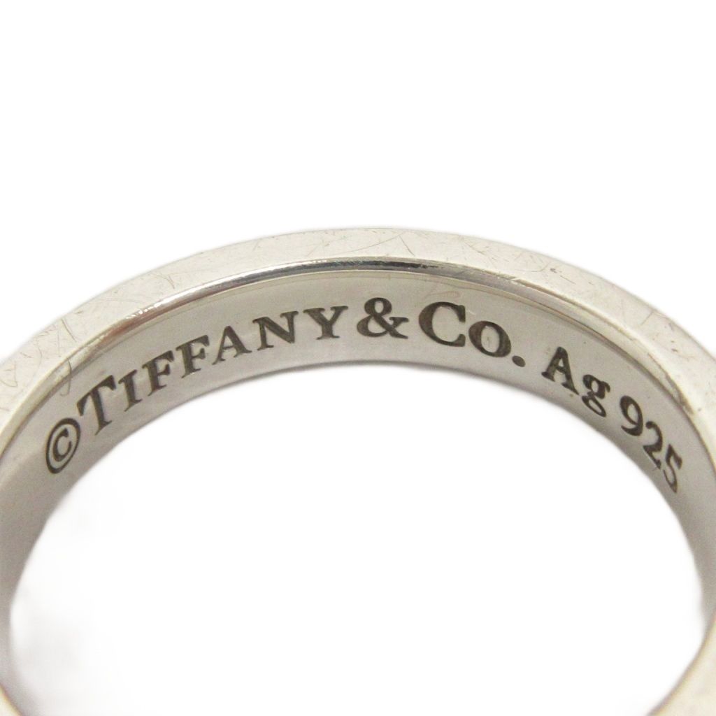 Tiffany&Co. ナローリング SILVER925 ティファニー TIFFANY & CO. 1837 ナローリング 指輪 Ag925 3.5g 約9号