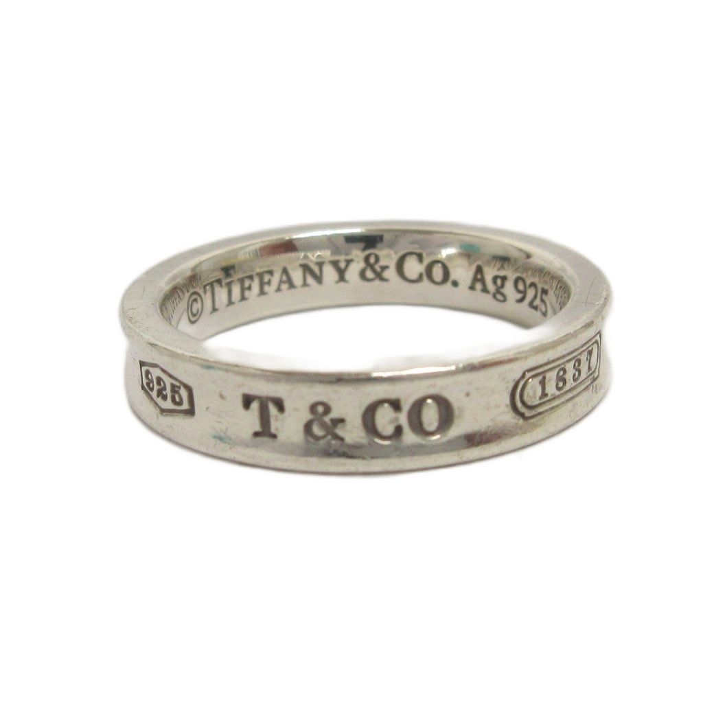 Tiffany ティファニー ナローリング 9号 Ag925 シルバー ティファニー TIFFANY & CO. 1837 ナローリング 指輪 Ag925 3.5g 約9号