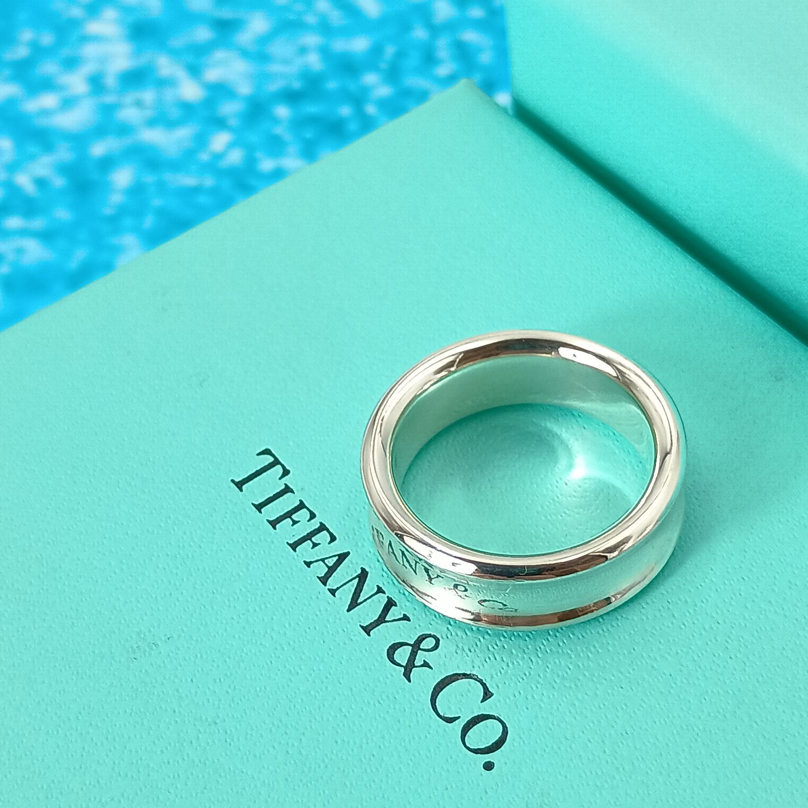 TIFFANY&Co.ティファニー 13号 ナローリング レディース シルバー925