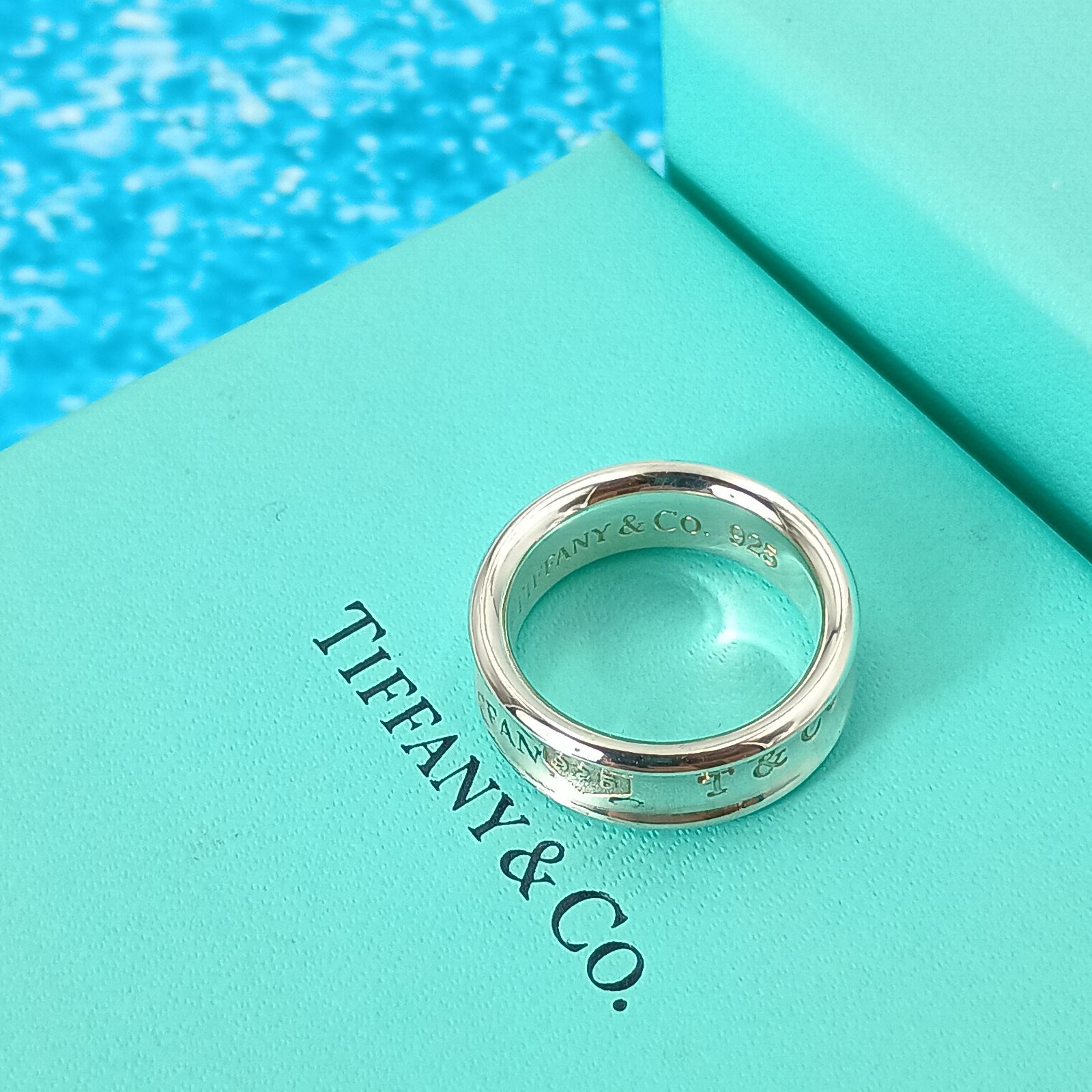 TIFFANY&Co.ティファニー 13号 ナローリング レディース シルバー925
