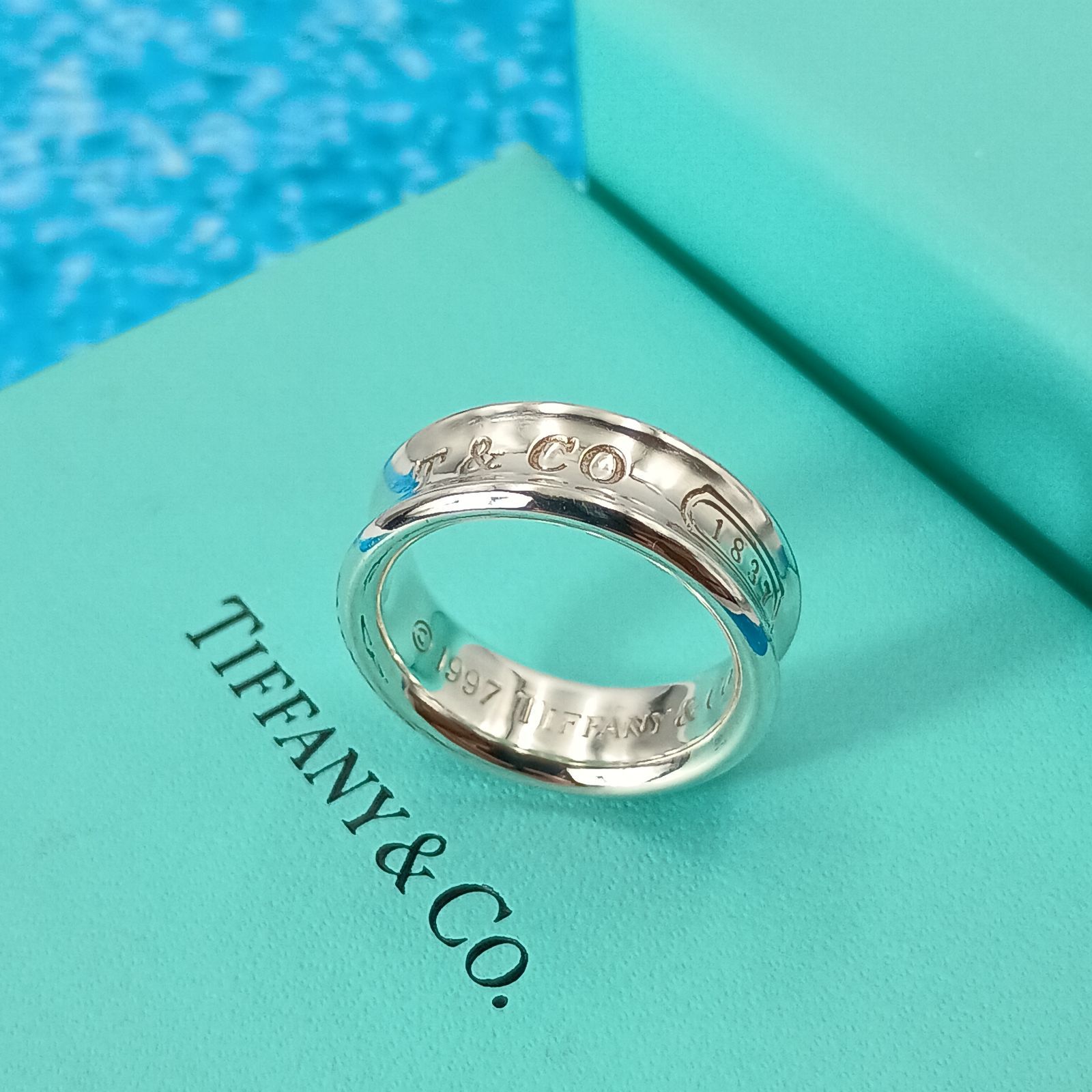 TIFFANY&Co.ティファニー 13号 ナローリング レディース シルバー925