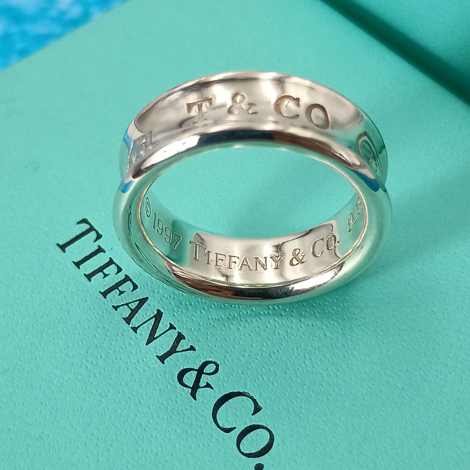 TIFFANY&Co.ティファニー 13号 ナローリング レディース シルバー925