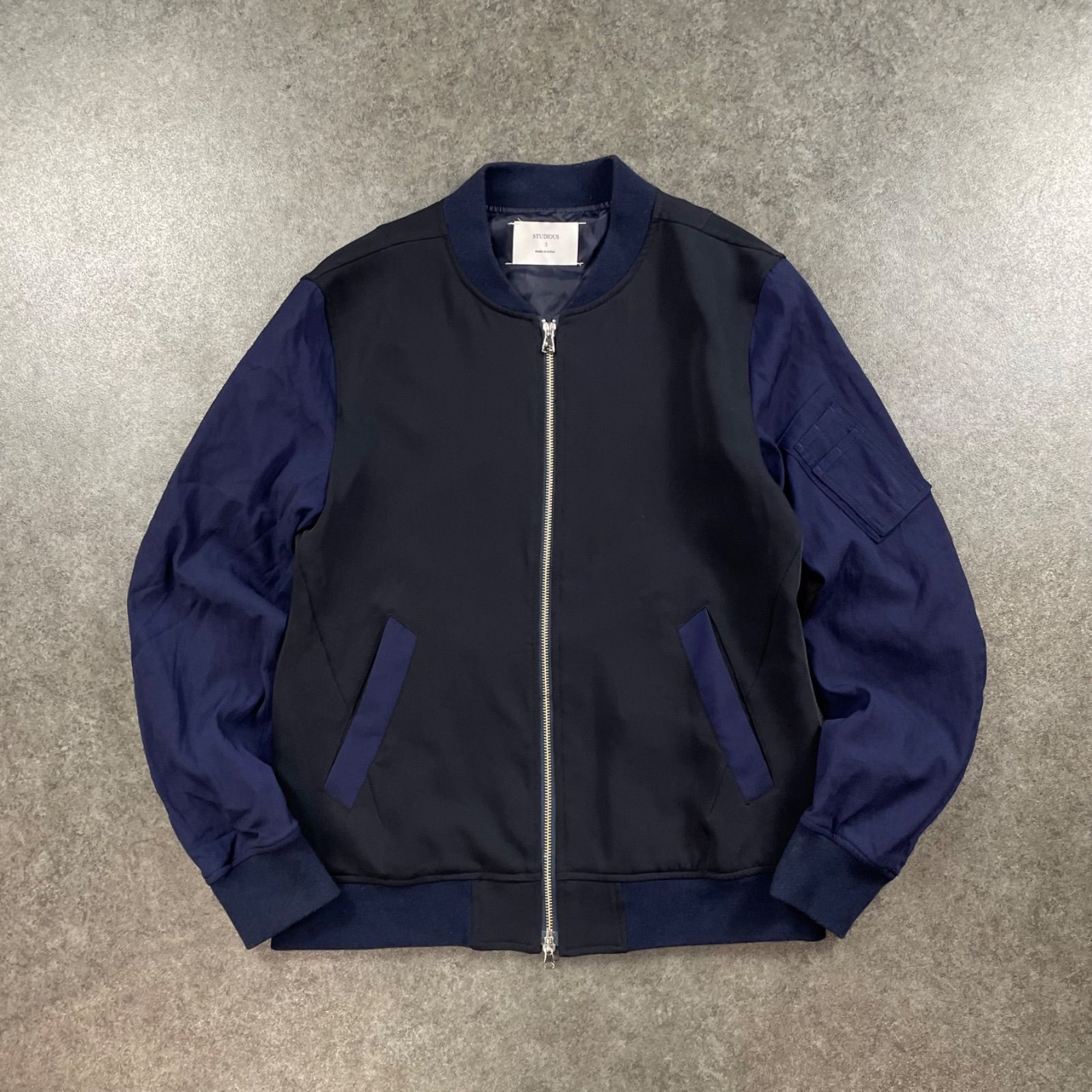 日本製 STUDIOUS Blouson ステュディオス ブルゾン MA-1 フライト 