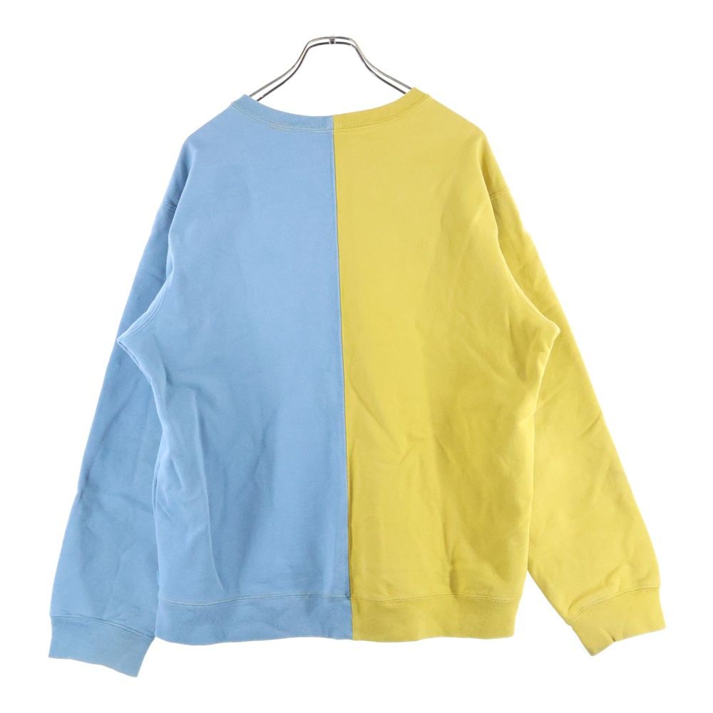 SUPREME (シュプリーム) 18AW Split Crewneck Sweatshirt Mustard