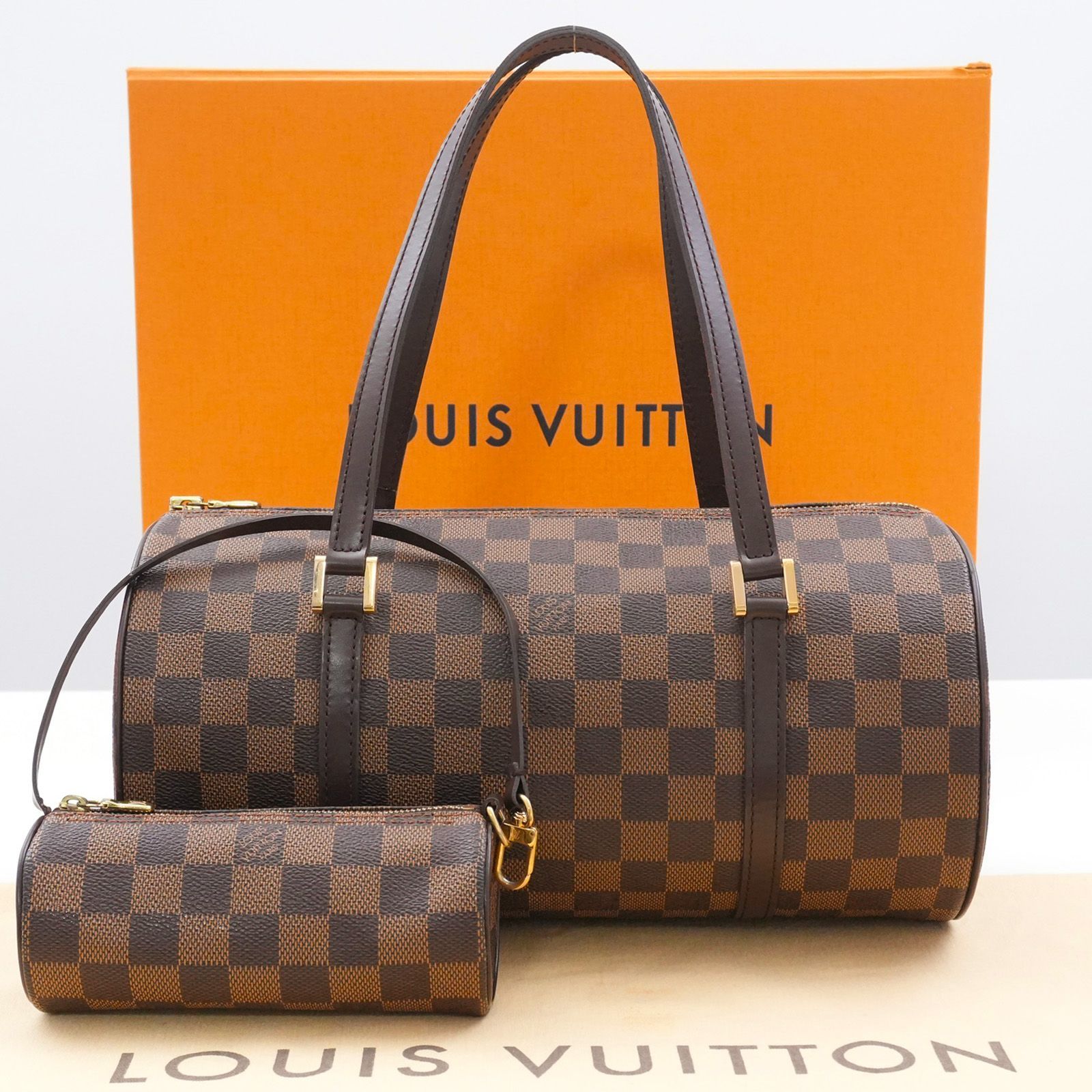新品同様】LOUIS VUITTON パピヨン30 ダミエ エベヌ N51303 - メルカリ