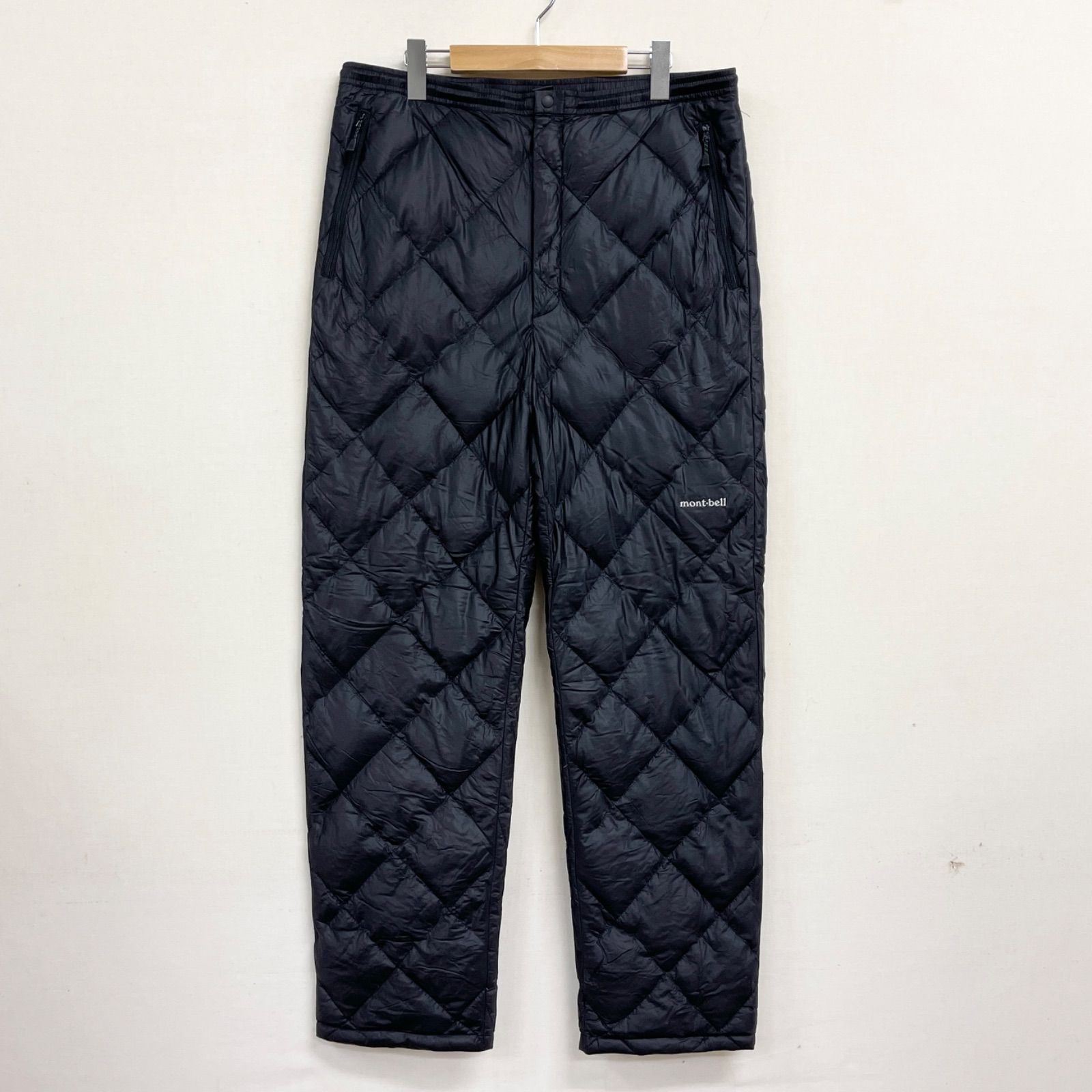 モンベル スペリオダウンパンツ XL ブラック キルティング ダウン