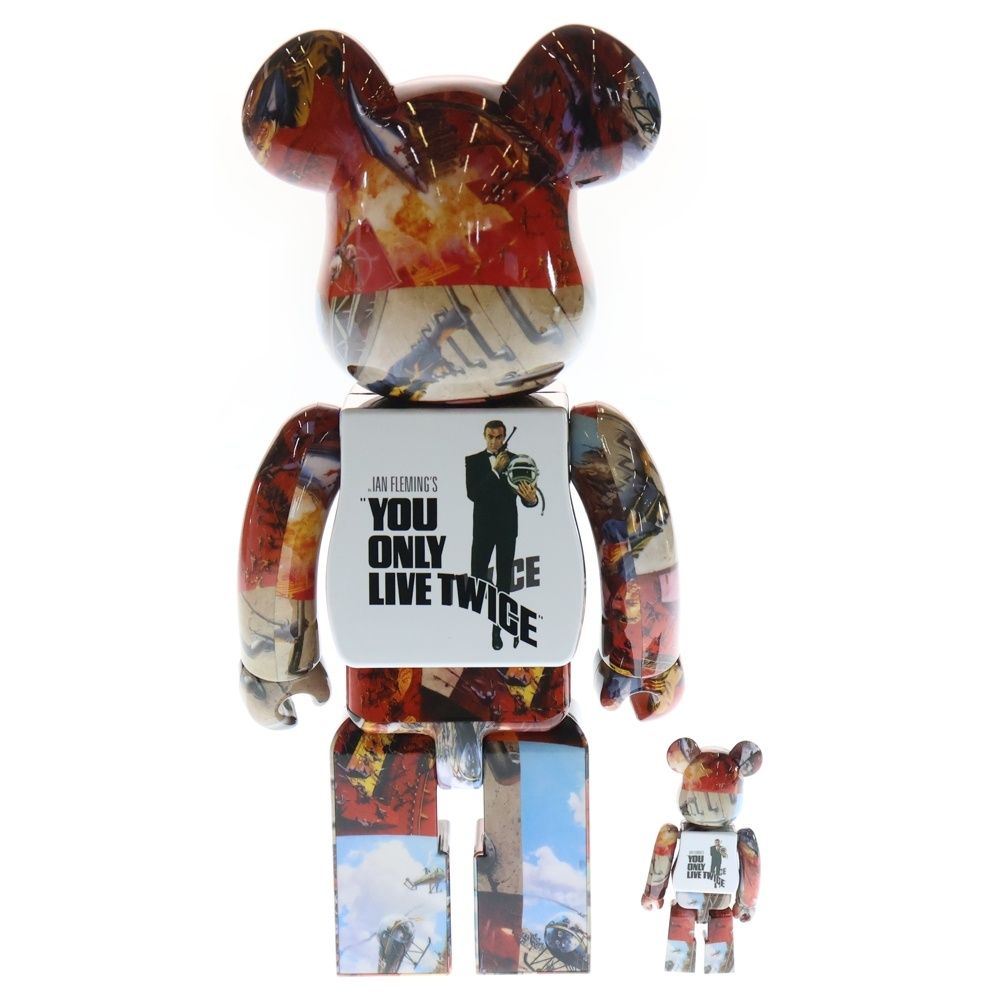 MEDICOM TOY メディコムトイ BE RBRICK 007 YOU ONLY LIVE TWICE 400 ベアブリック フィギュア 人形 マルチ
