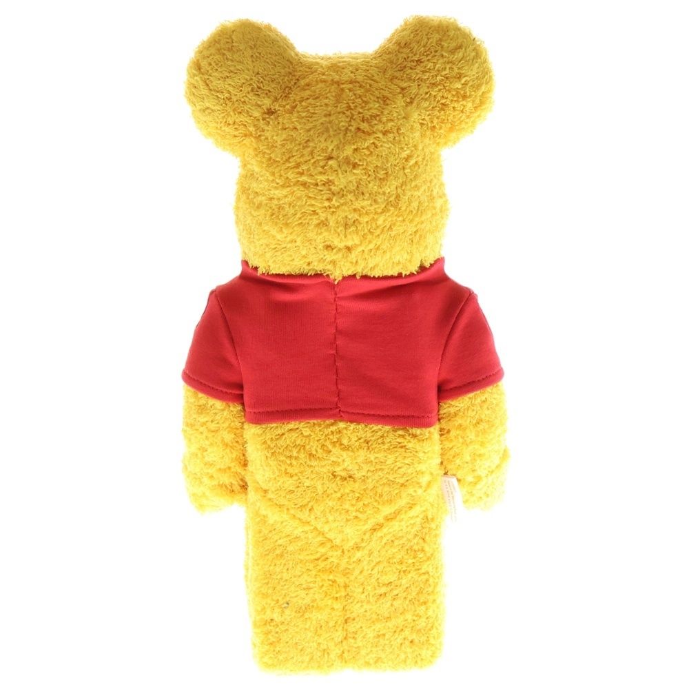 MEDICOM TOY メディコムトイ BE RBRICK Winnie the Pooh COSTUME Ver PILE FABRIC 400 ベアブリック クマのプーさん フィギュア 人形 イエロー レッド