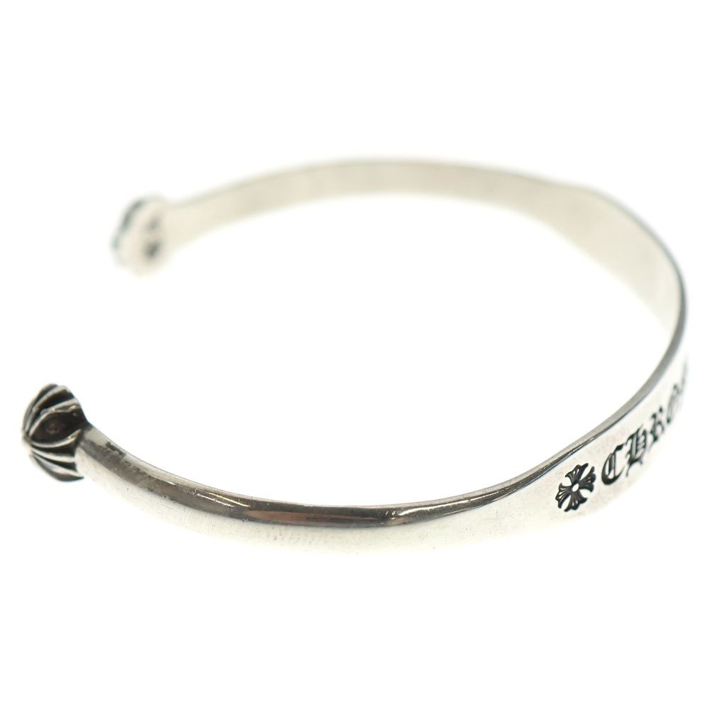 CHROME HEARTS (クロムハーツ) フラットCHプラスバングル シルバー