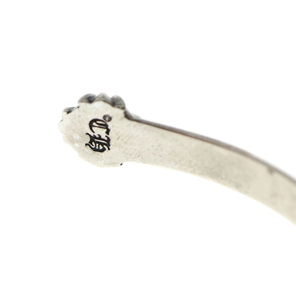 CHROME HEARTS (クロムハーツ) フラットCHプラスバングル シルバー