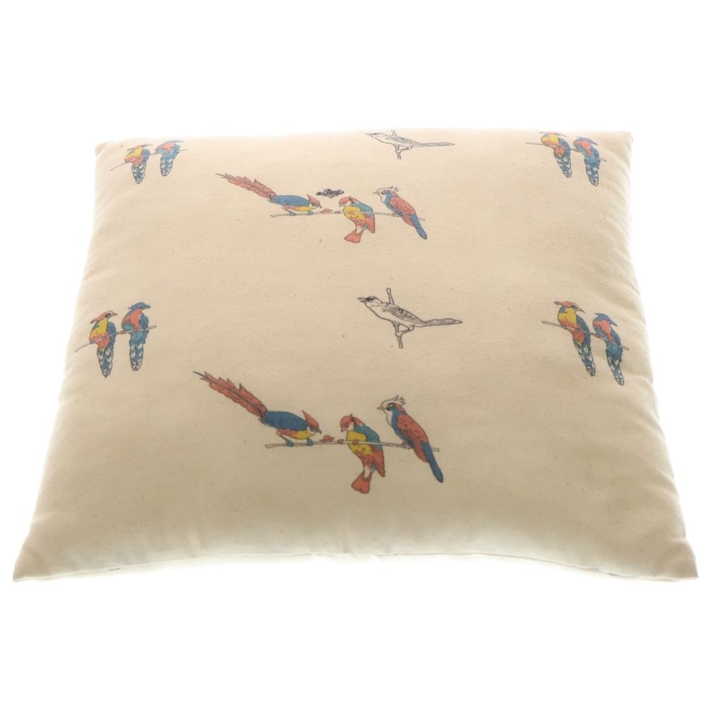 LOEWE ロエベ ×Paula s Ibiza Cushion パウラズイビザ クッション ロゴプリントクッション アイボリー