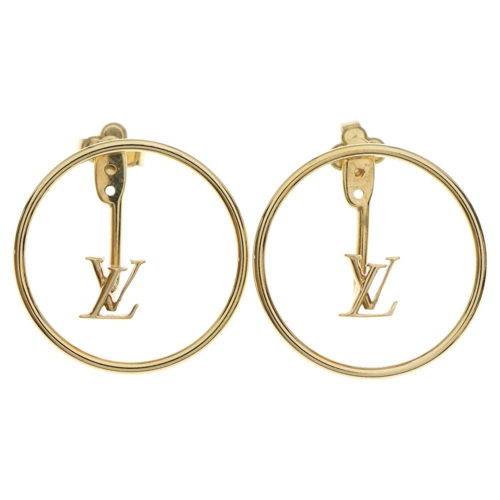 極美品　ルイヴィトン　ピアス　エクリプス ブックル ドレイユ フープ　付属品◎ LOUIS VUITTON (ルイヴィトン) ブックル ドレイユ・フープ LV