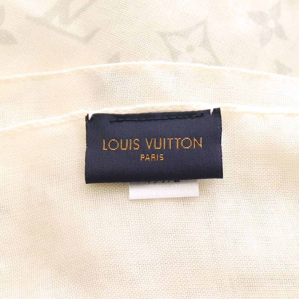 LOUIS VUITTON ルイヴィトン 19 SS エトール LVレインボー シルク ストール ホワイト MP 2316 FF 0198 セレモニー カジュアルジャケット