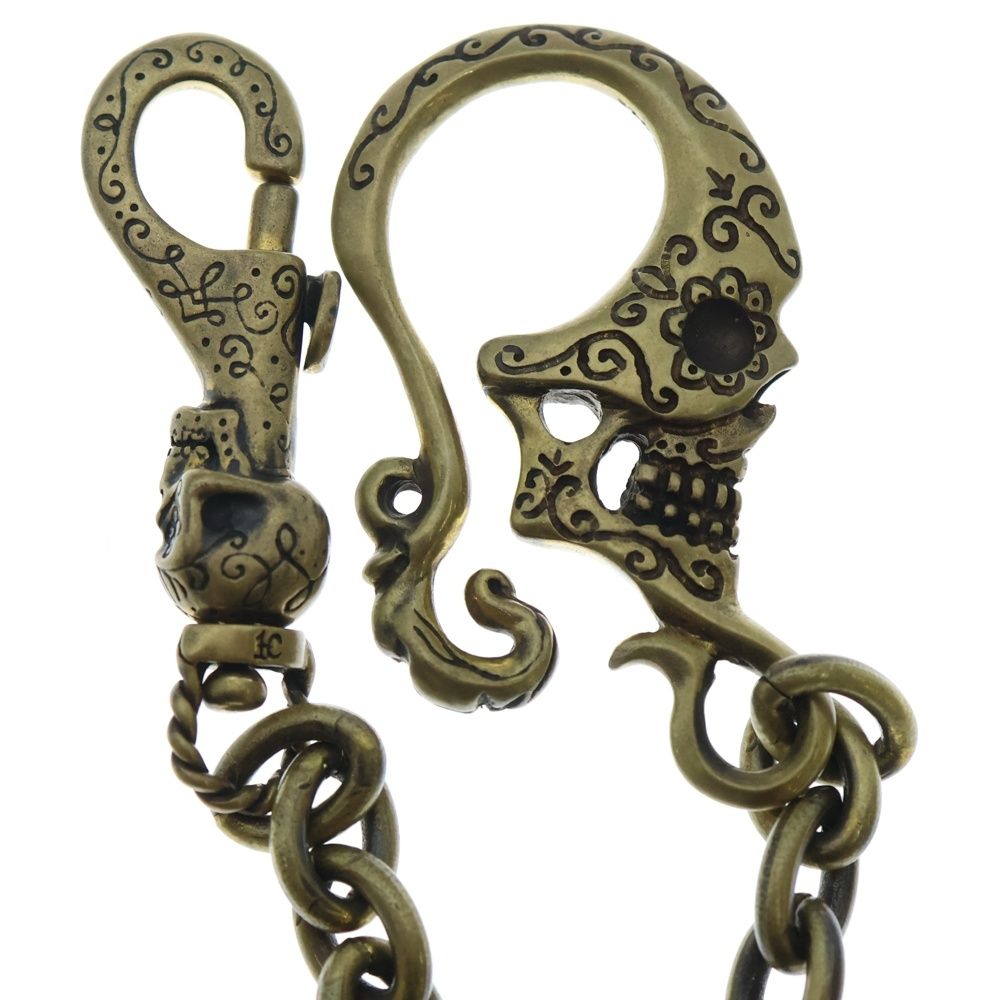 galcia ガルシア　ウォレットチェーン　マリア　スカル GALCIA (ガルシア) SKULL HEAD WALLET CHAIN スカルヘッドフック
