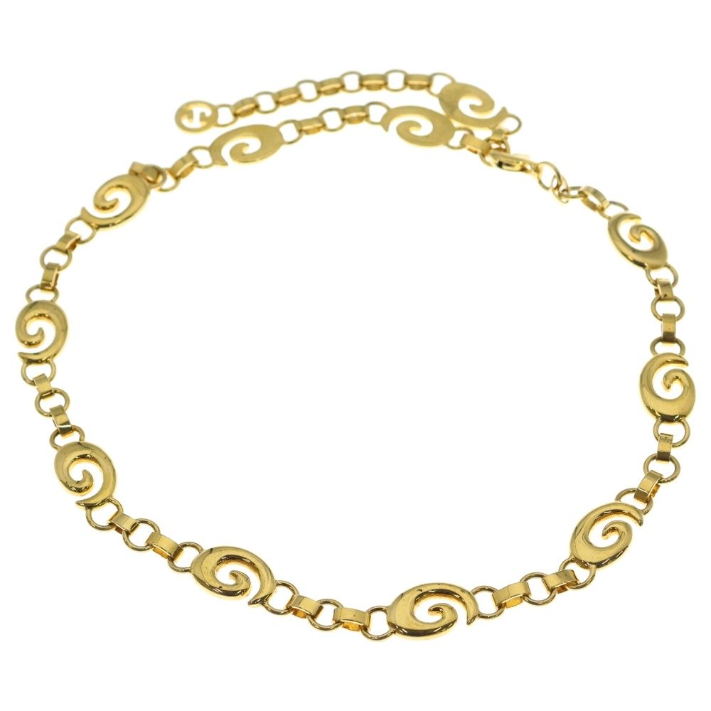 GUCCI グッチ インターロッキングG チェーンベルト ネックレス ゴールド