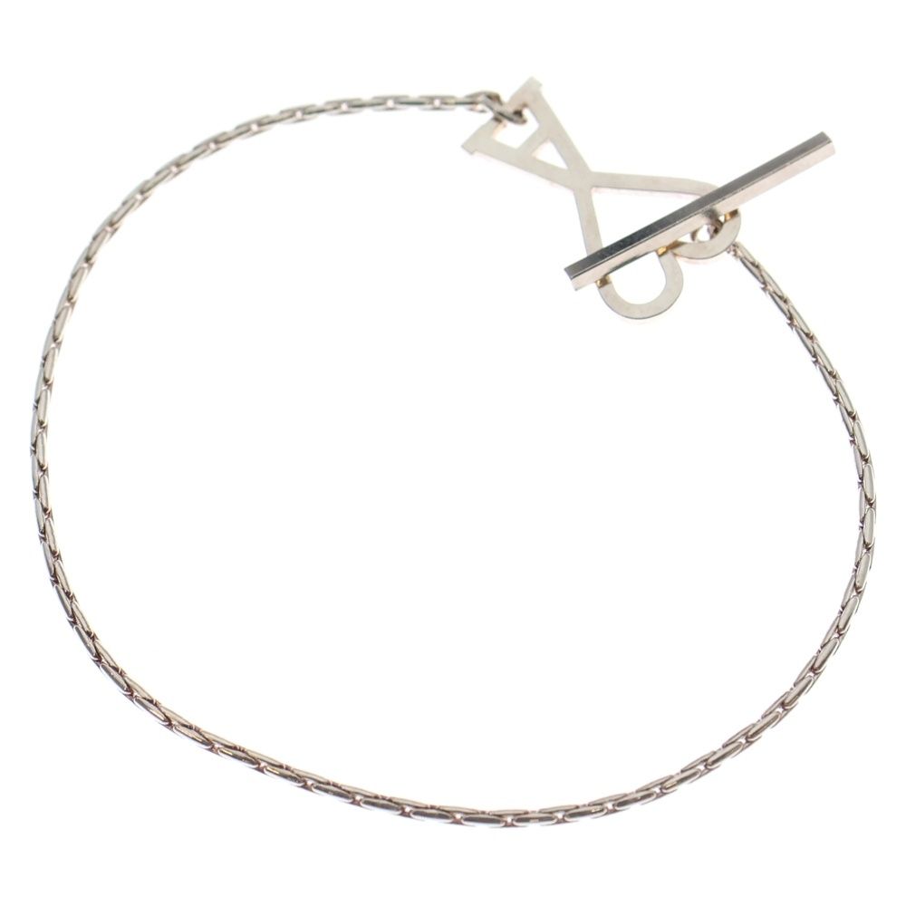 AMI Alexandre Mattiussi アミアレクサンドルマテュッシ ロゴ アンカー チェーン ブレスレット シルバー UJW 917 361