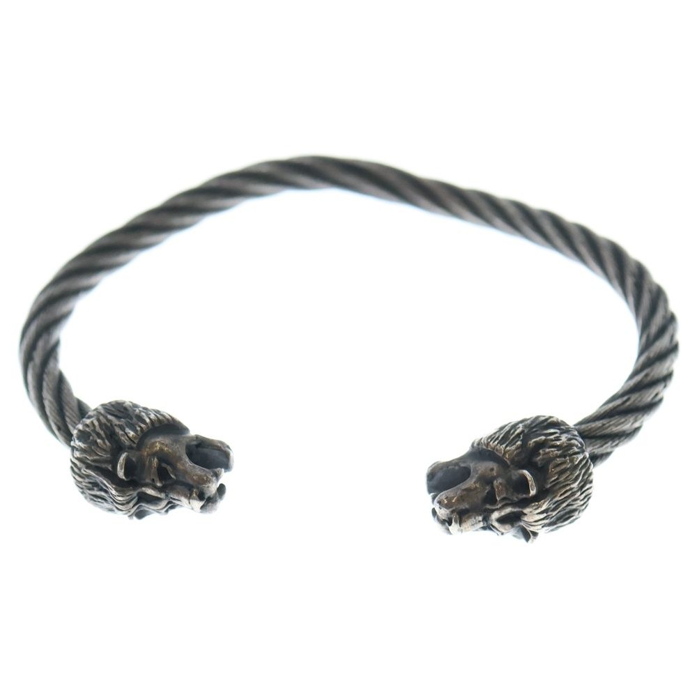 Gaboratory Gabor ガボラトリー ガボール ライオンヘッド ステンレス バングル シルバー