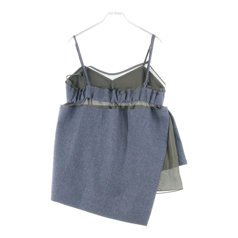 Sacai サカイ ウールメルトンキャミソール グレー レディース 22 06261