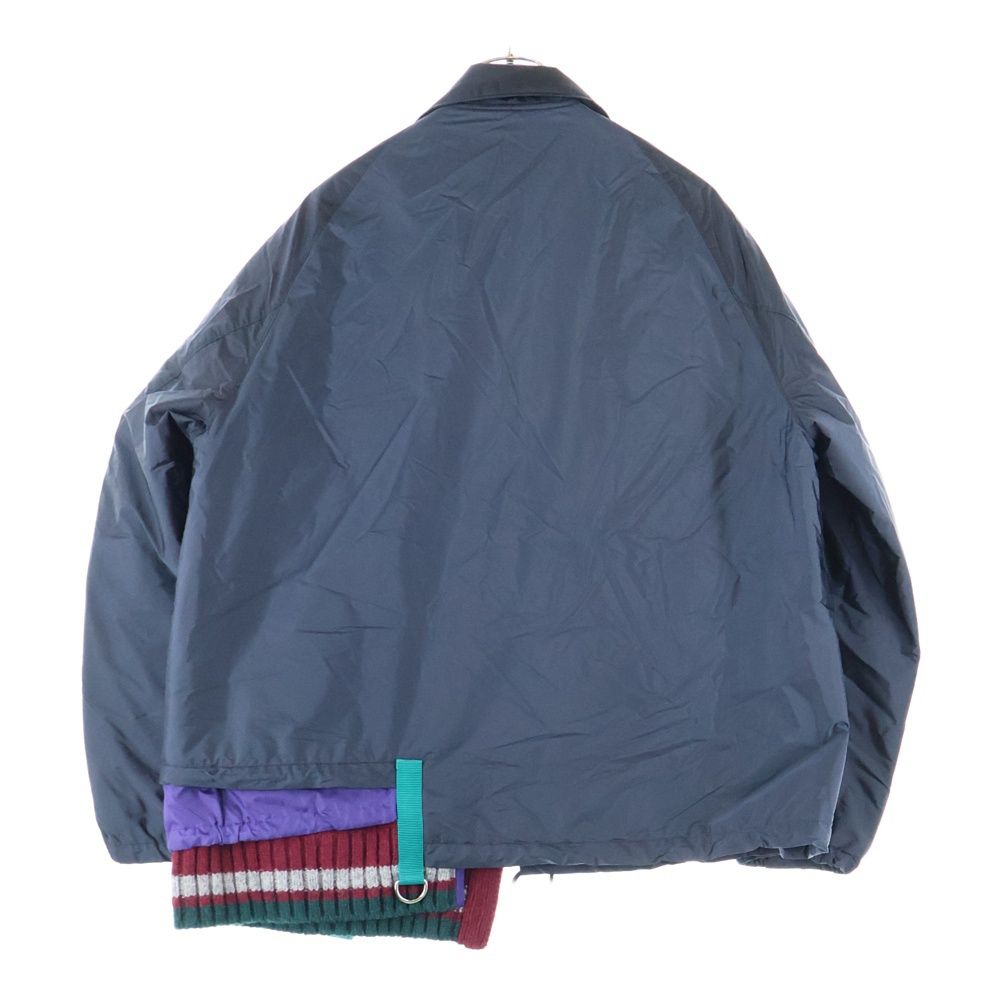 kolor (カラー) 21AW ナイロンタフタコーチジャケット ドッキング加工