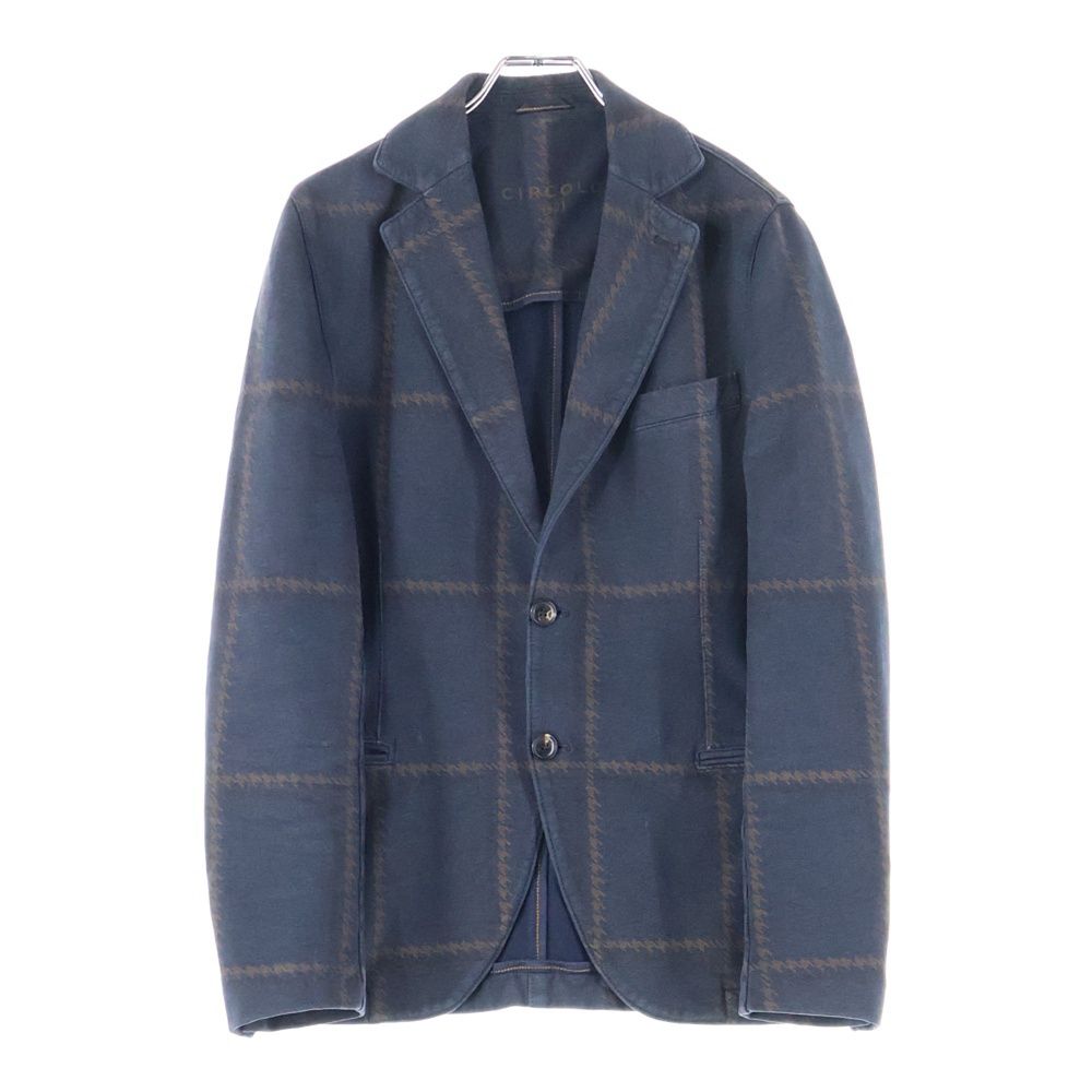 CIRCOLO 1901 (チルコロ) チェック柄 シングルテーラードジャケット