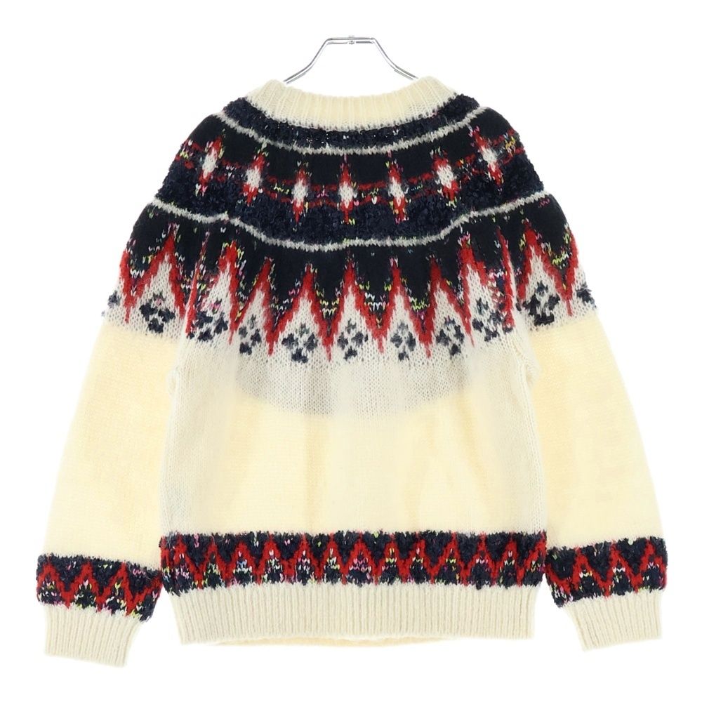 COOHEM (コーヘン) 19AW MOHAIR NORDIC SWEATER モヘア クルーネック 