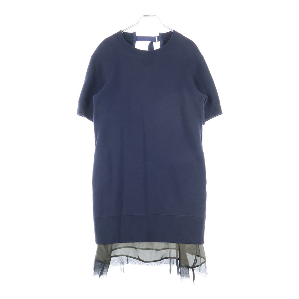 Sacai (サカイ) 20SS レース切り替え バックネックアジャスター クルー