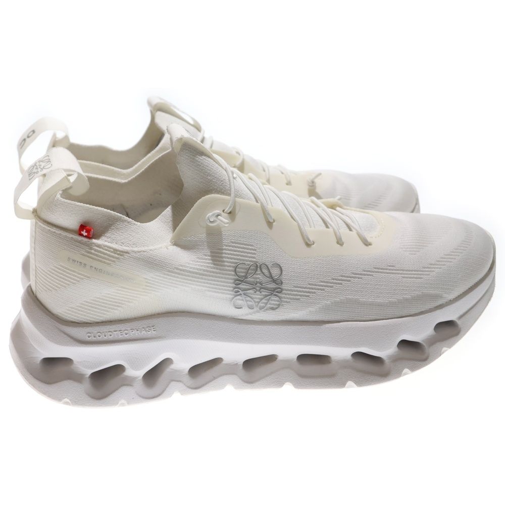  LOEWE ロエベ 24 SS On オン クラウドティルト アナグラムロゴ レースアップ ローカットシューズ スニーカー ホワイト USM 8 26 cm その他 靴