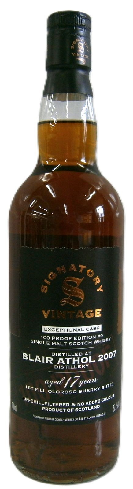 ブレアソール 17年 100プルーフ SV #9 700ml - メルカリ