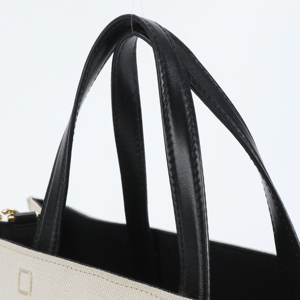 極美品 ジバンシー G-TOTE ミディアム キャンバス レザー 2WAY トート