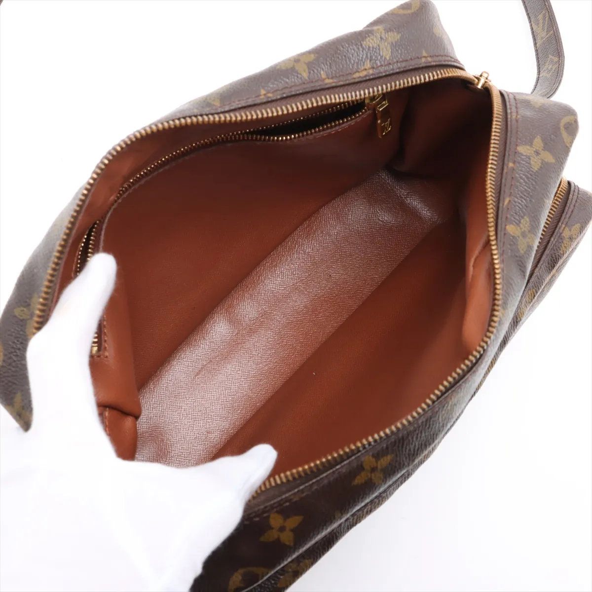 美品 ルイヴィトン モノグラム M45244 レザー ショルダーバッグ 斜め
