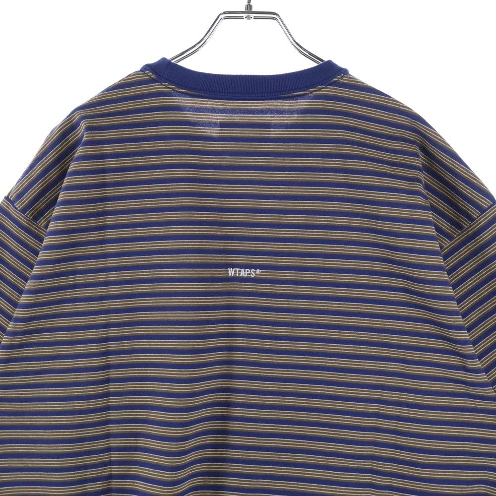 WTAPS (ダブルタップス) 25SS BDY02 SS ボーダー柄半袖Tシャツ