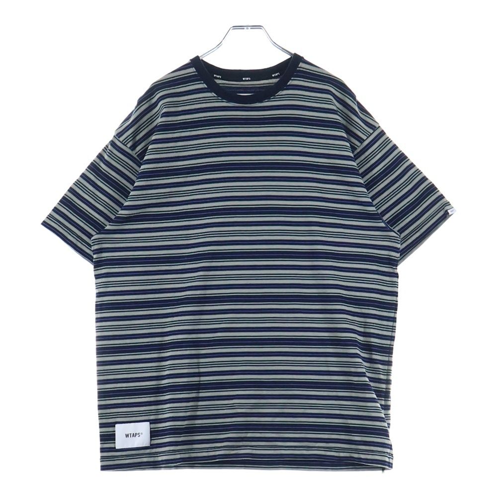 WTAPS (ダブルタップス) 25SS BDY01 SS ボーダー柄半袖Tシャツ