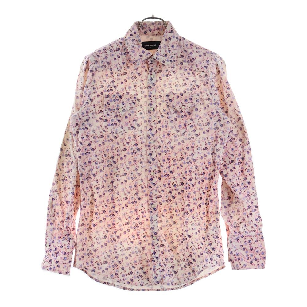 DSQUARED2 (ディースクエアード) 花柄 コーデュロイ 長袖ウェスタン