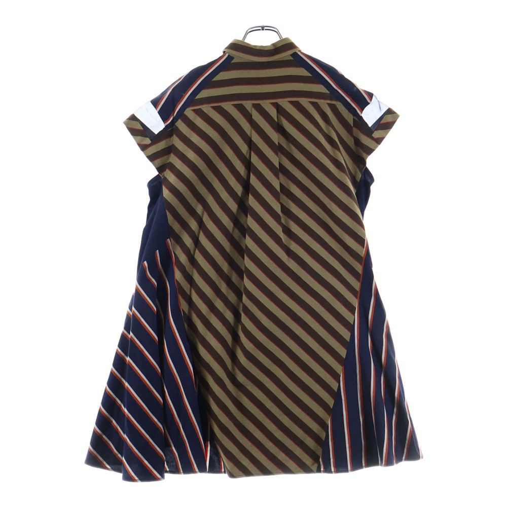 Sacai (サカイ) 18SS クレイジーパターン チェック柄 メッシュ切り替え