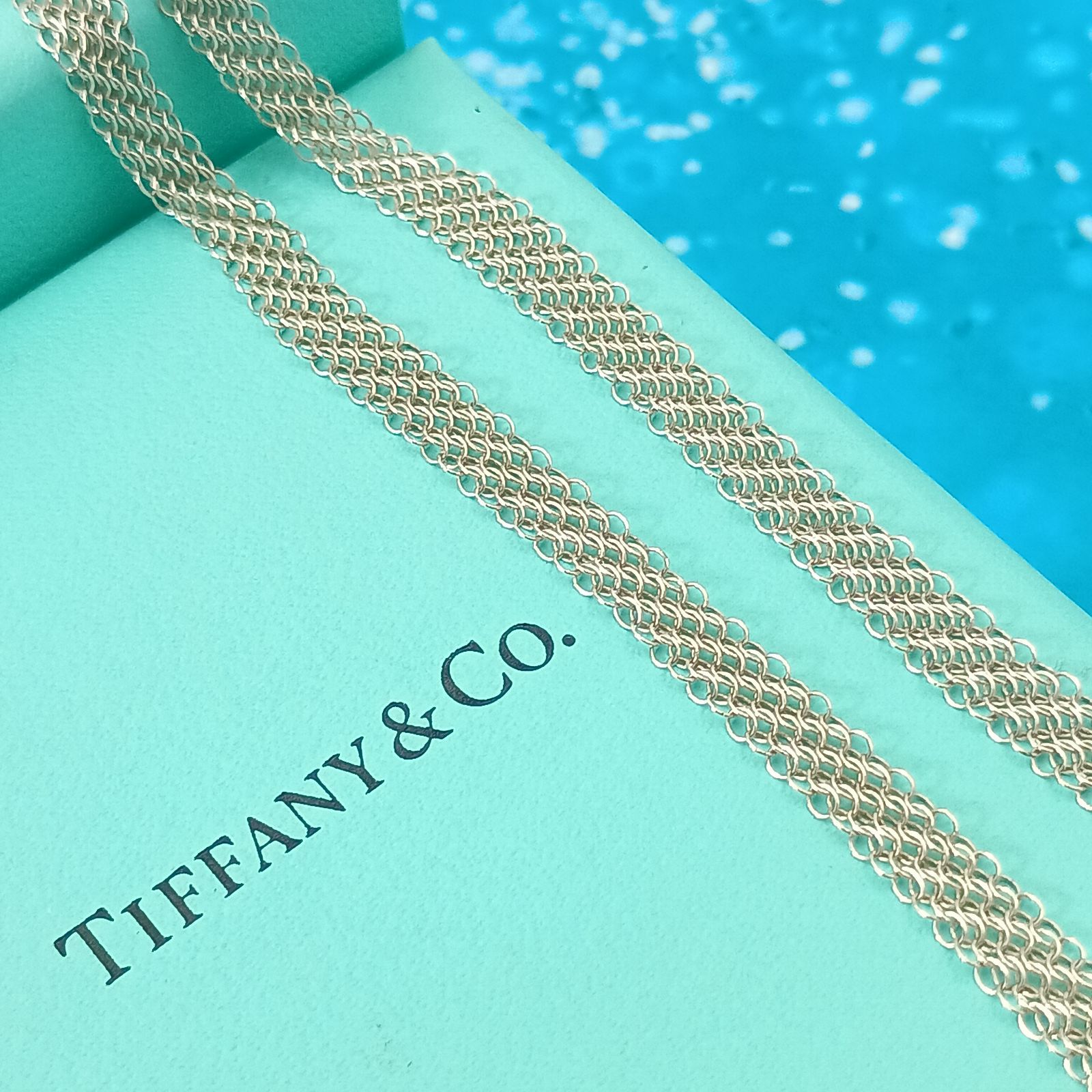 TIFFANY&Co. ティファニー サマセット ロング ネックレス メッシュ
