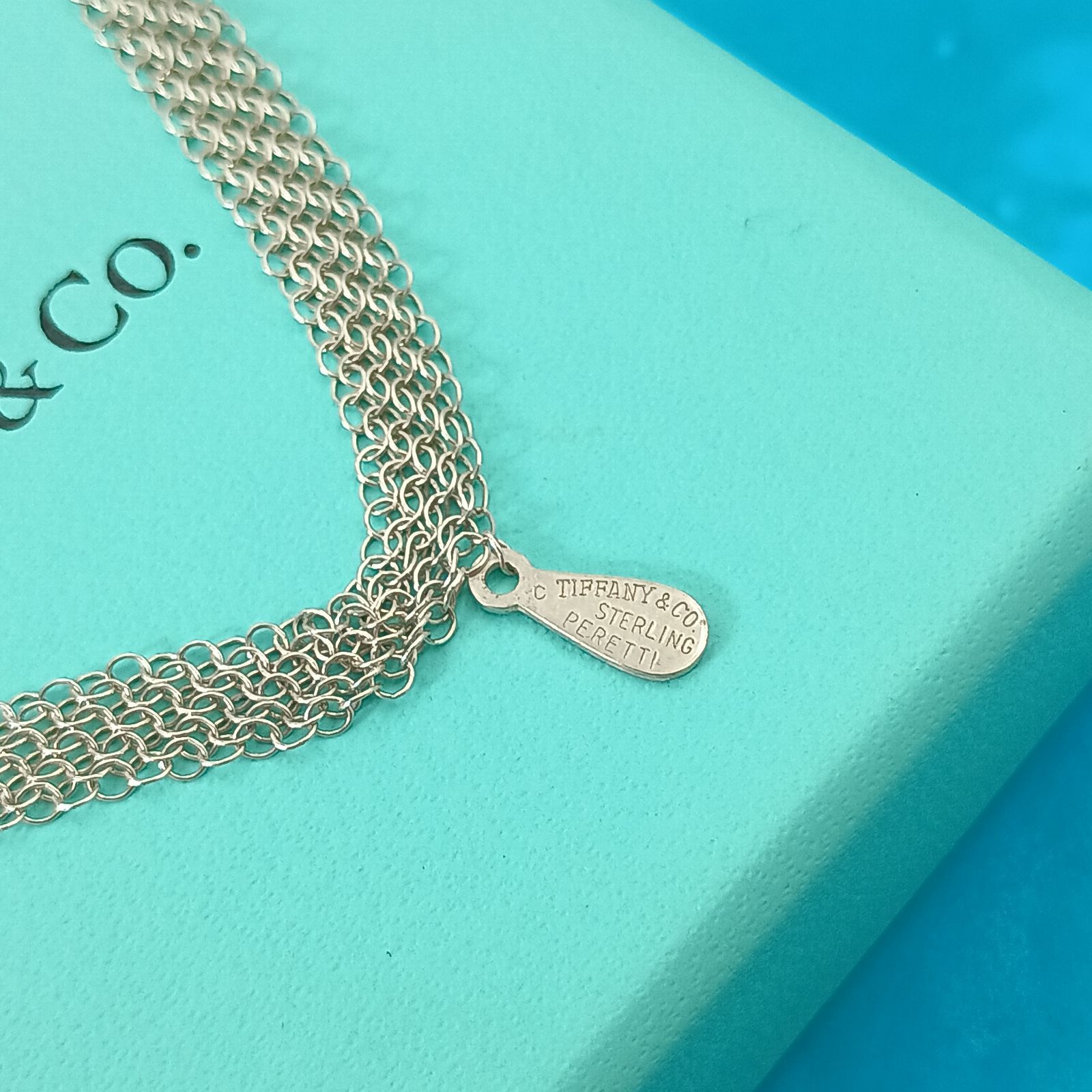 TIFFANY&Co. ティファニー サマセット ロング ネックレス メッシュ