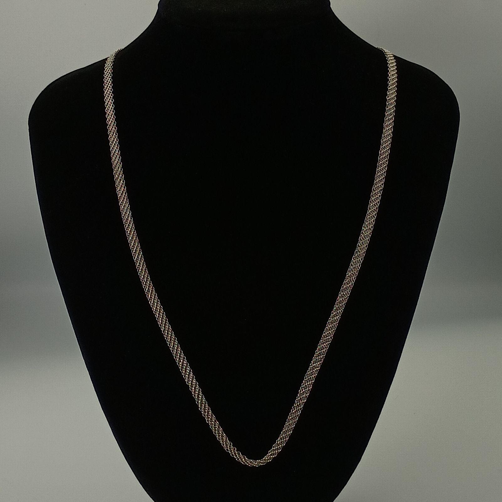 TIFFANY&Co. ティファニー サマセット ロング ネックレス メッシュ