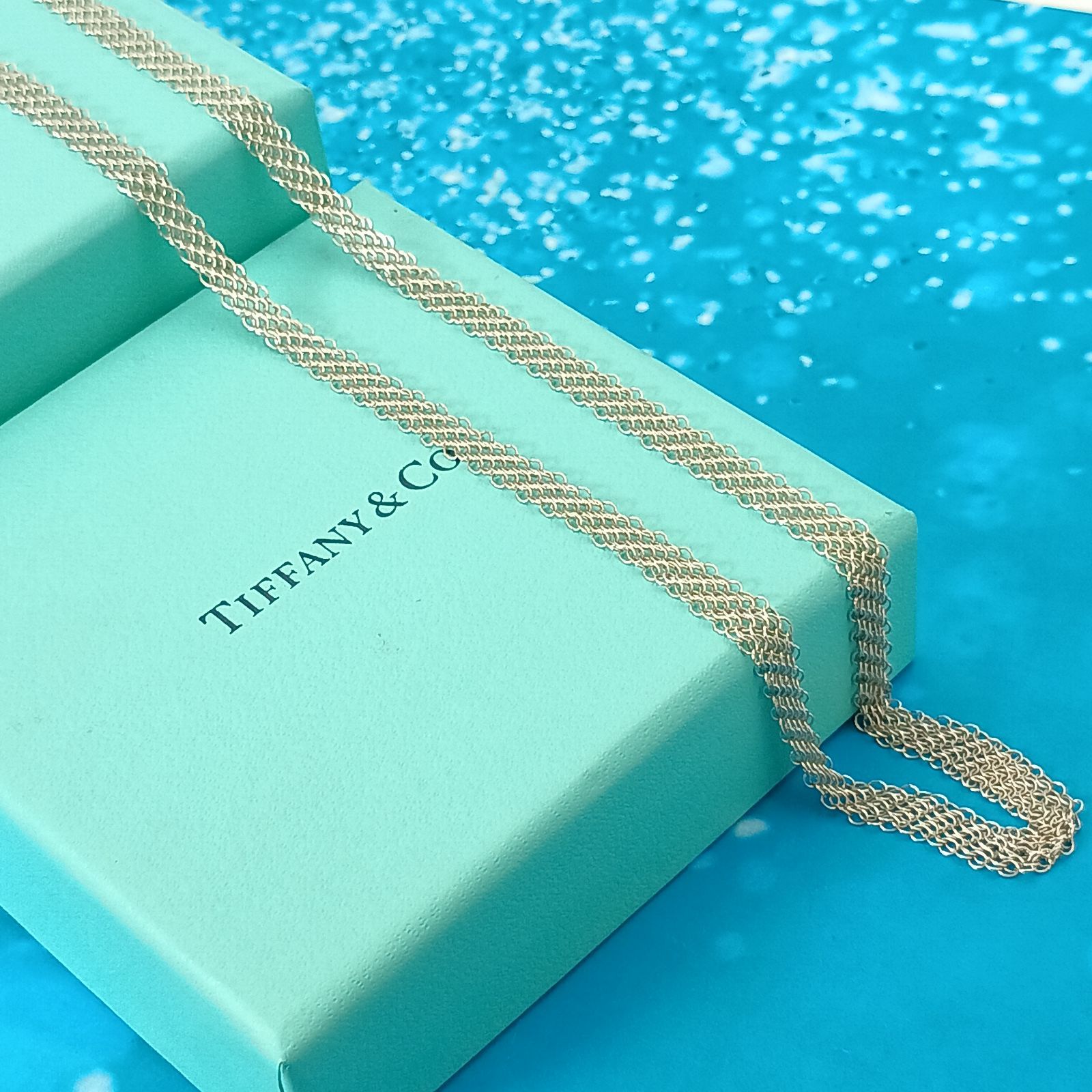 TIFFANY&Co. ティファニー サマセット ロング ネックレス メッシュ