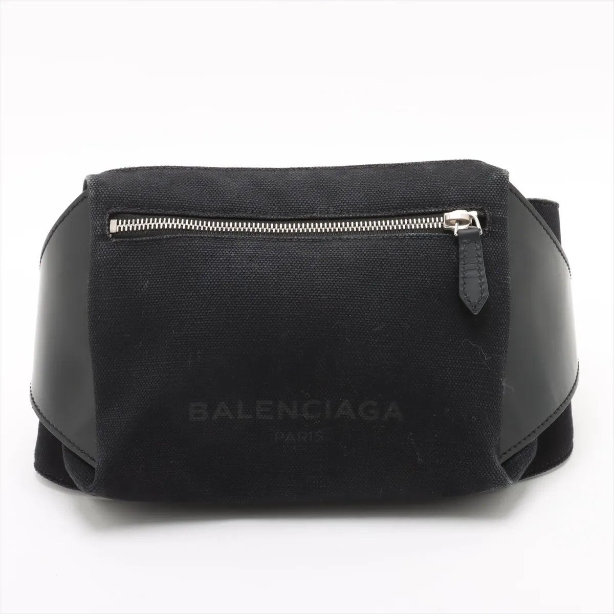BALENCIAGA レザーボディバッグ ブラック 美品 バレンシアガ レザー 2WAY ボディバッグ 斜め掛け ボディ