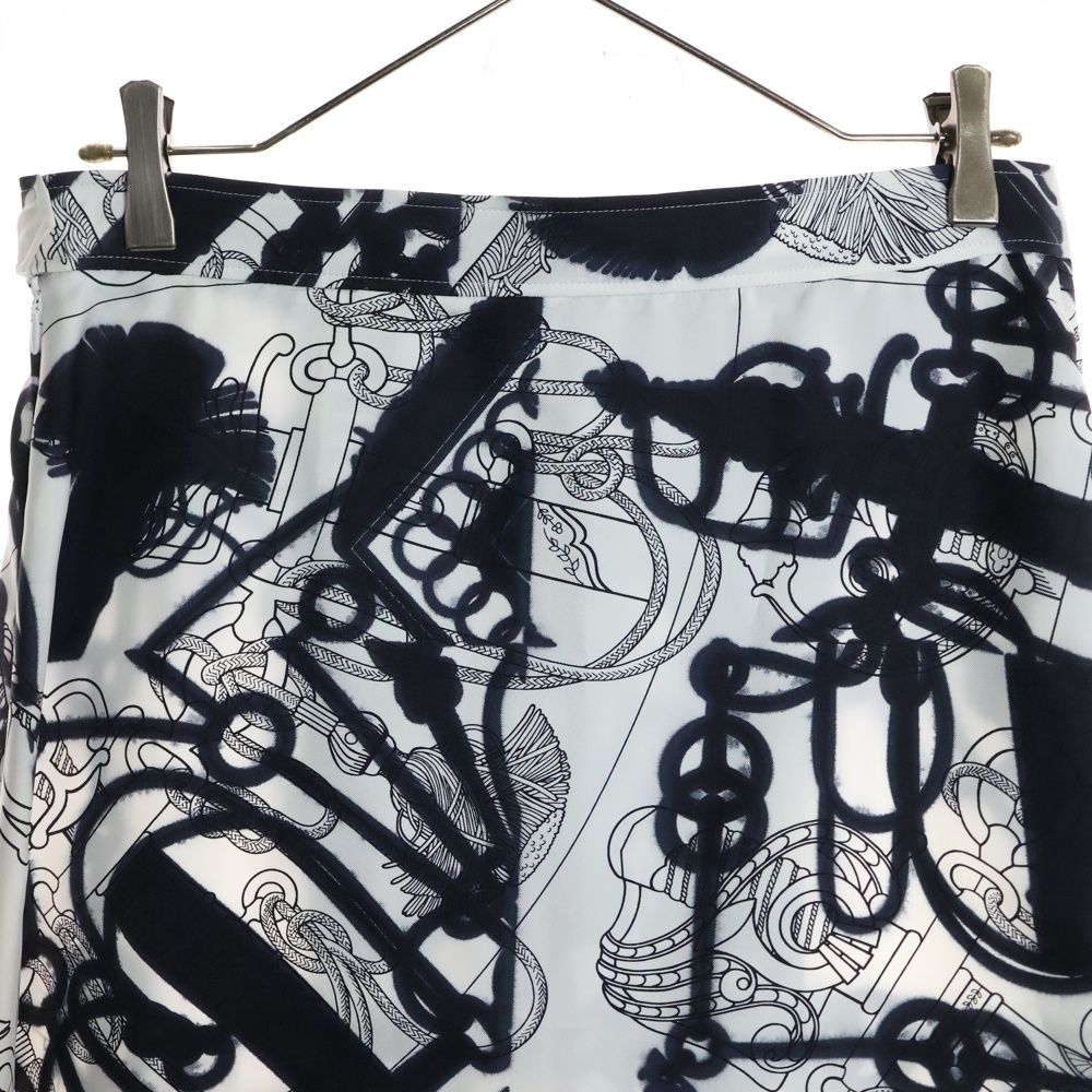 HERMES (エルメス) 22SS ツイルレーヌ ホースビット シルク 総柄  