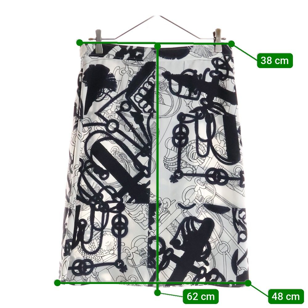 HERMES (エルメス) 22SS ツイルレーヌ ホースビット シルク 総柄  