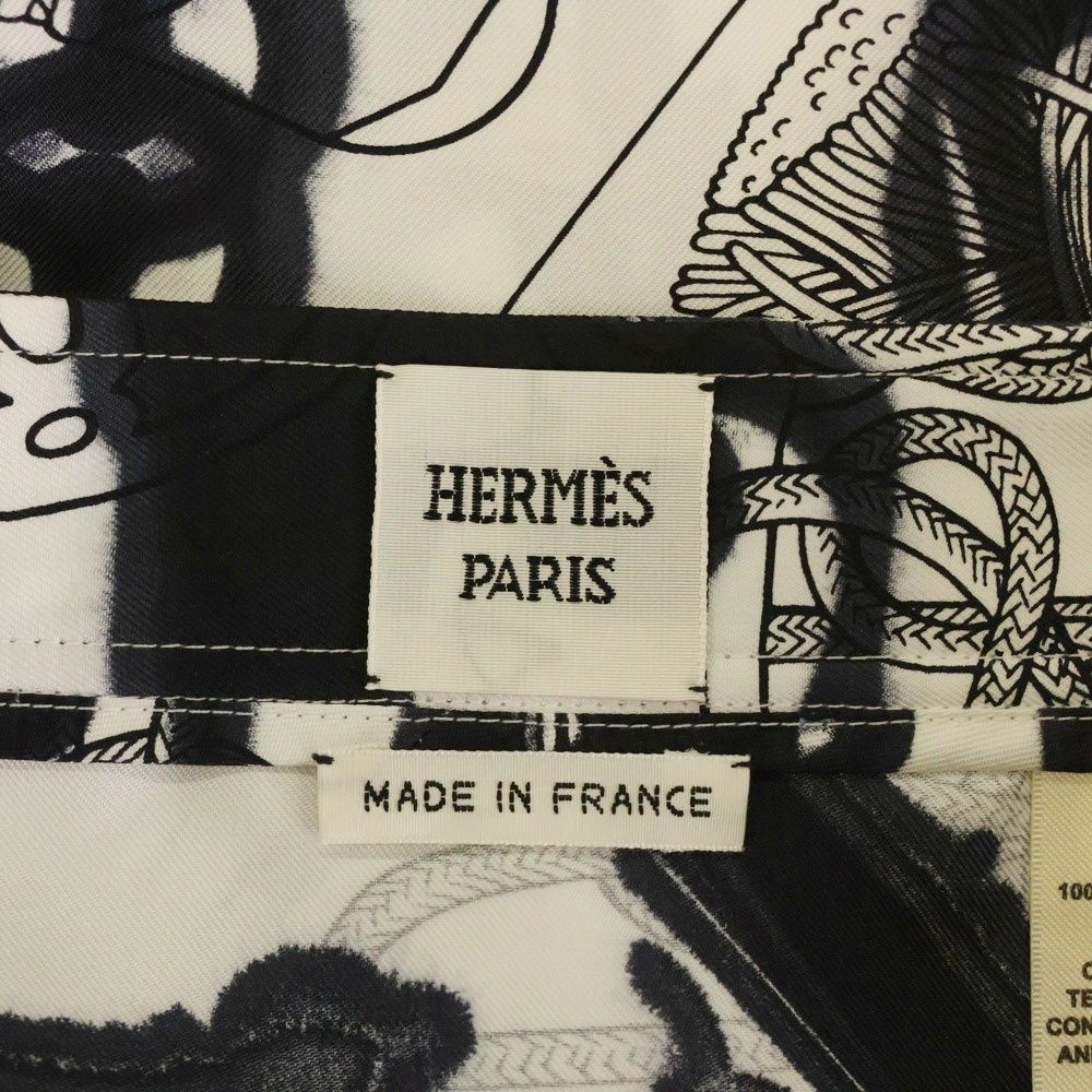 HERMES (エルメス) 22SS ツイルレーヌ ホースビット シルク 総柄  