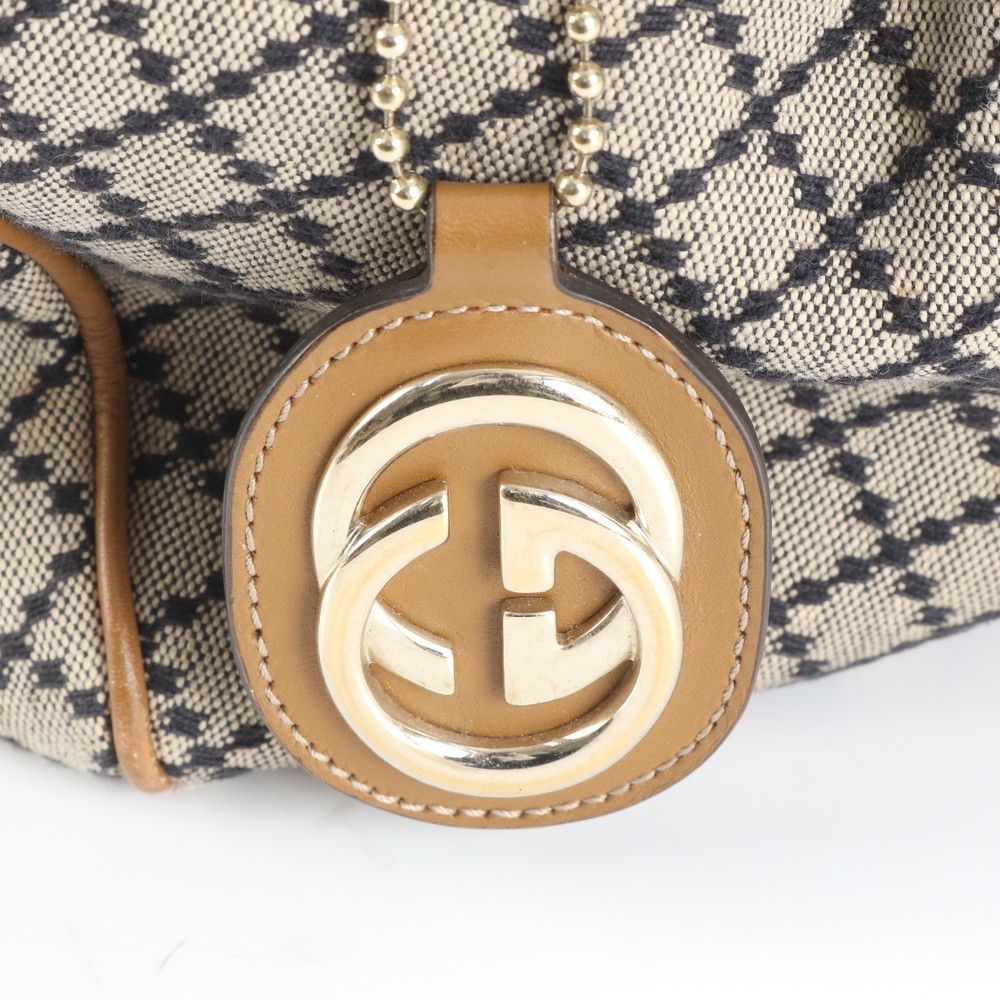 GUCCI グッチ 211944 ディアマンテスーキー トートバッグ 極美品 グッチ ディアマンテ スーキー 211944 レザー キャンバス