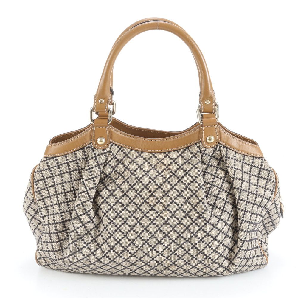 極美品■グッチ ディアマンテ スーキー ハンドバッグ キャンバス クレストロゴ 極美品 グッチ ディアマンテ スーキー 211944 レザー キャンバス