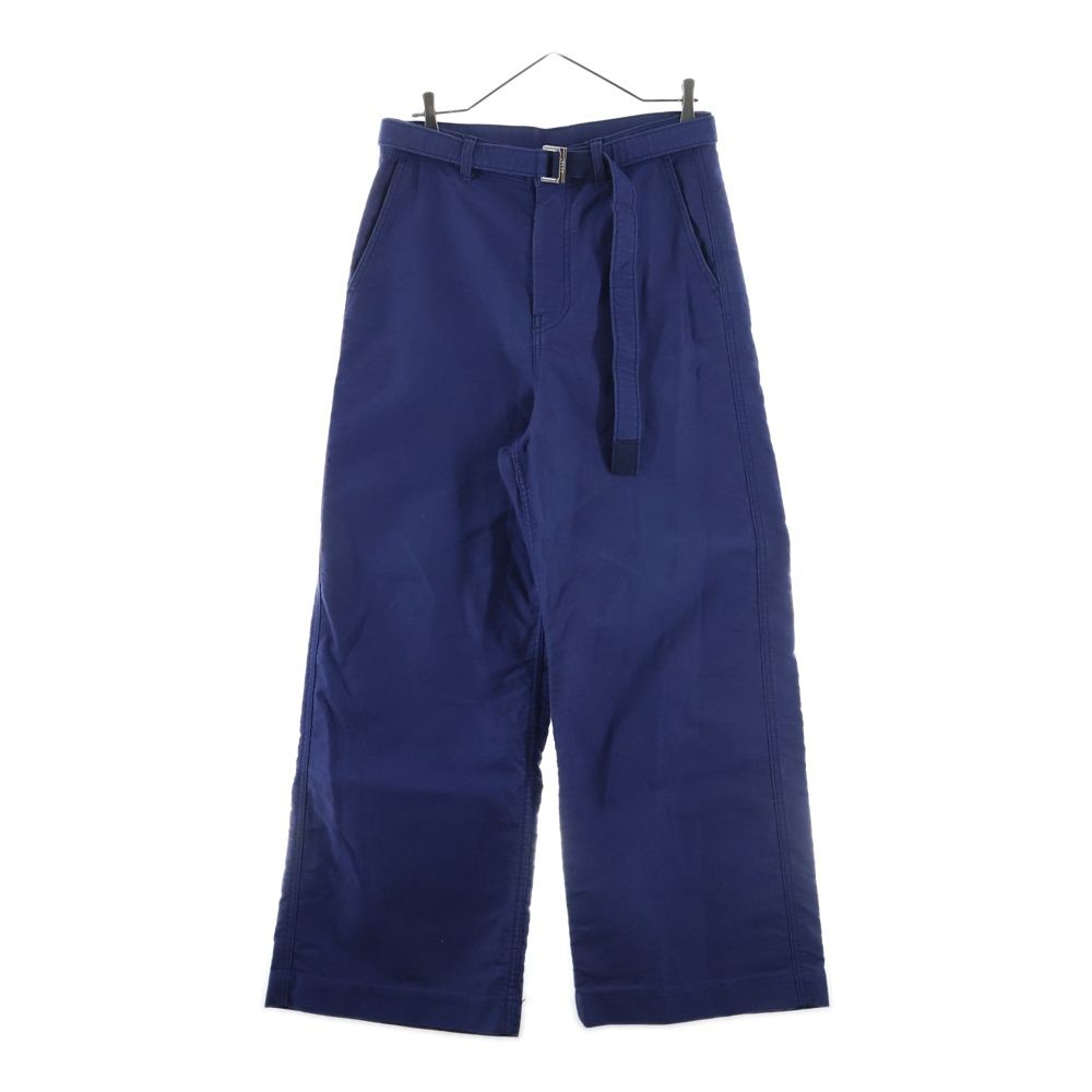Sacai サカイ 24 SS Moleskin Pants モールスキンコットンパンツ ネイビー 24-03310 M