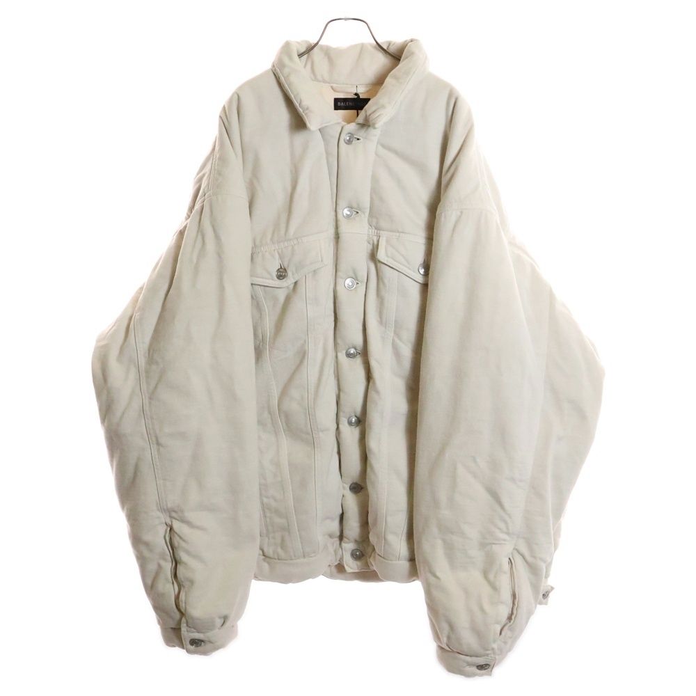 バレンシアガ　オーバーサイズ パデッドデニムジャケット 22AW バレンシアガ オーバーサイズ パデッドデニムジャケット 22AW