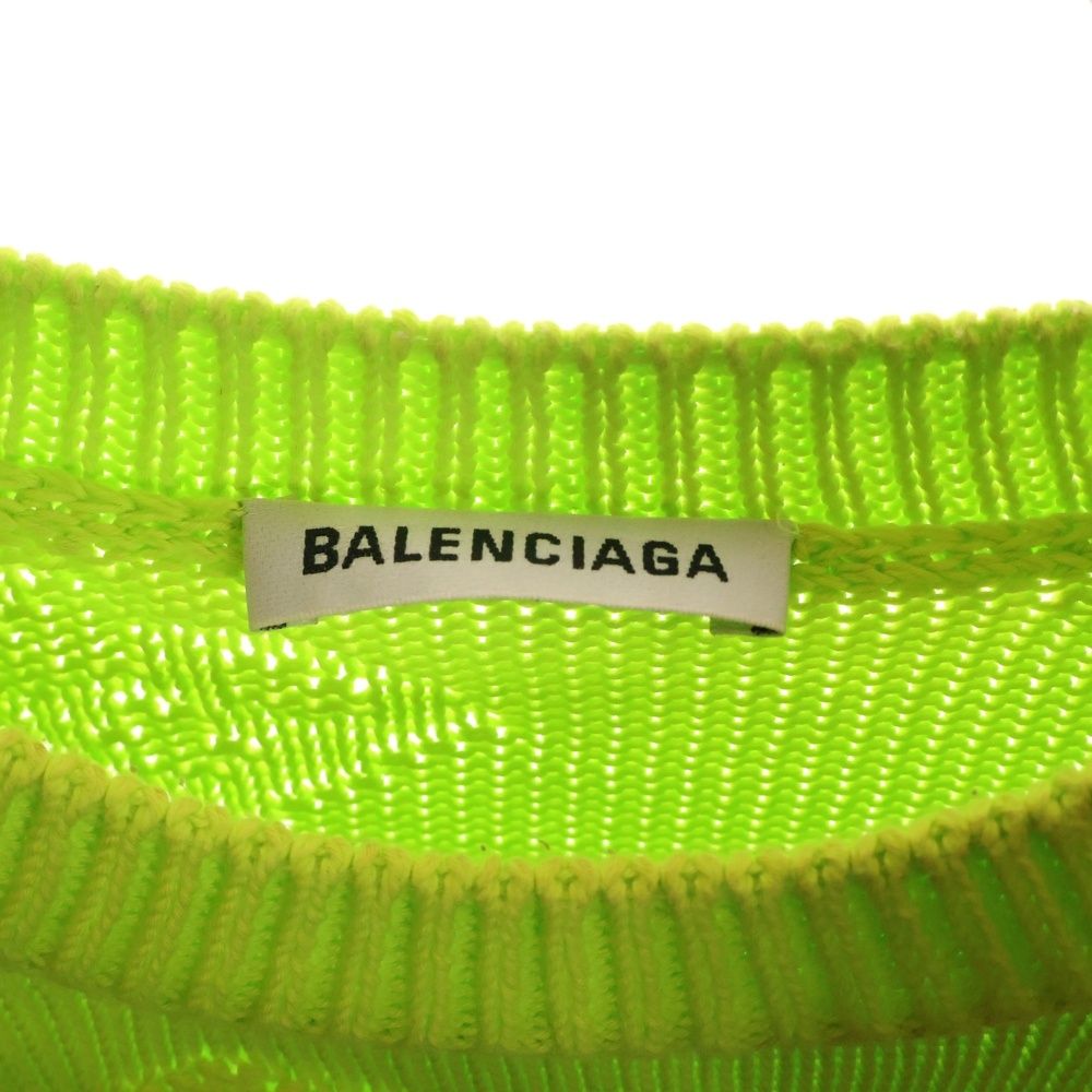BALENCIAGA (バレンシアガ) Logo Jacquard Sweater クルーネックニット
