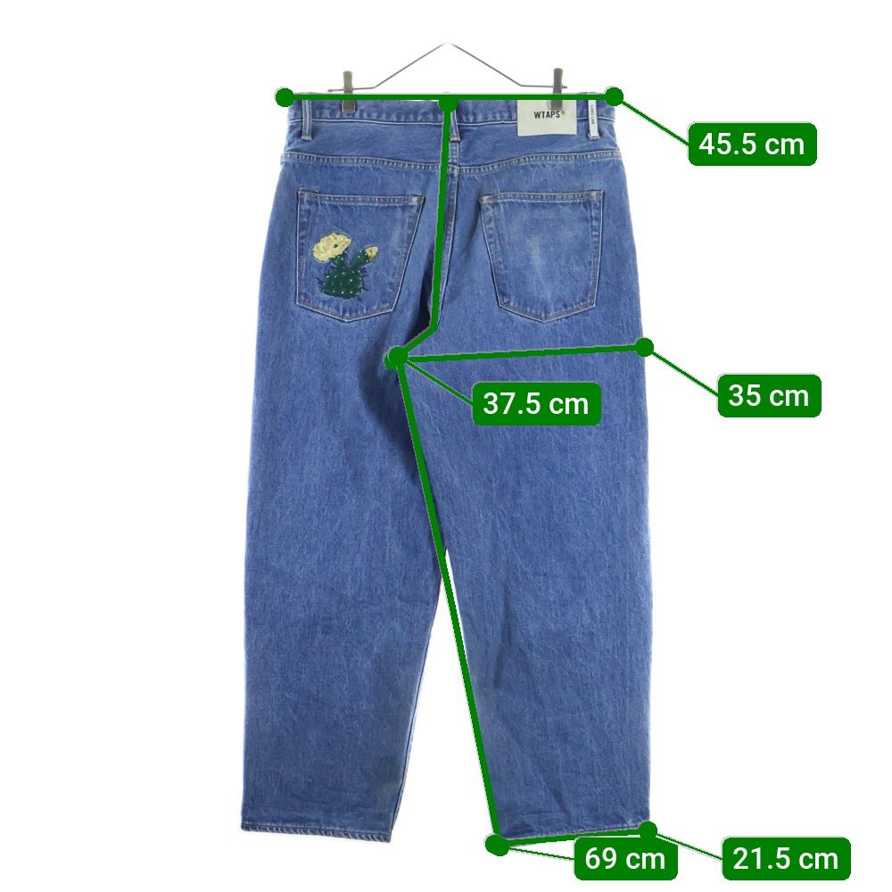 WTAPS (ダブルタップス) 24SS BLUES STRAIGHT/TROUSERS/COTTON.DENIM