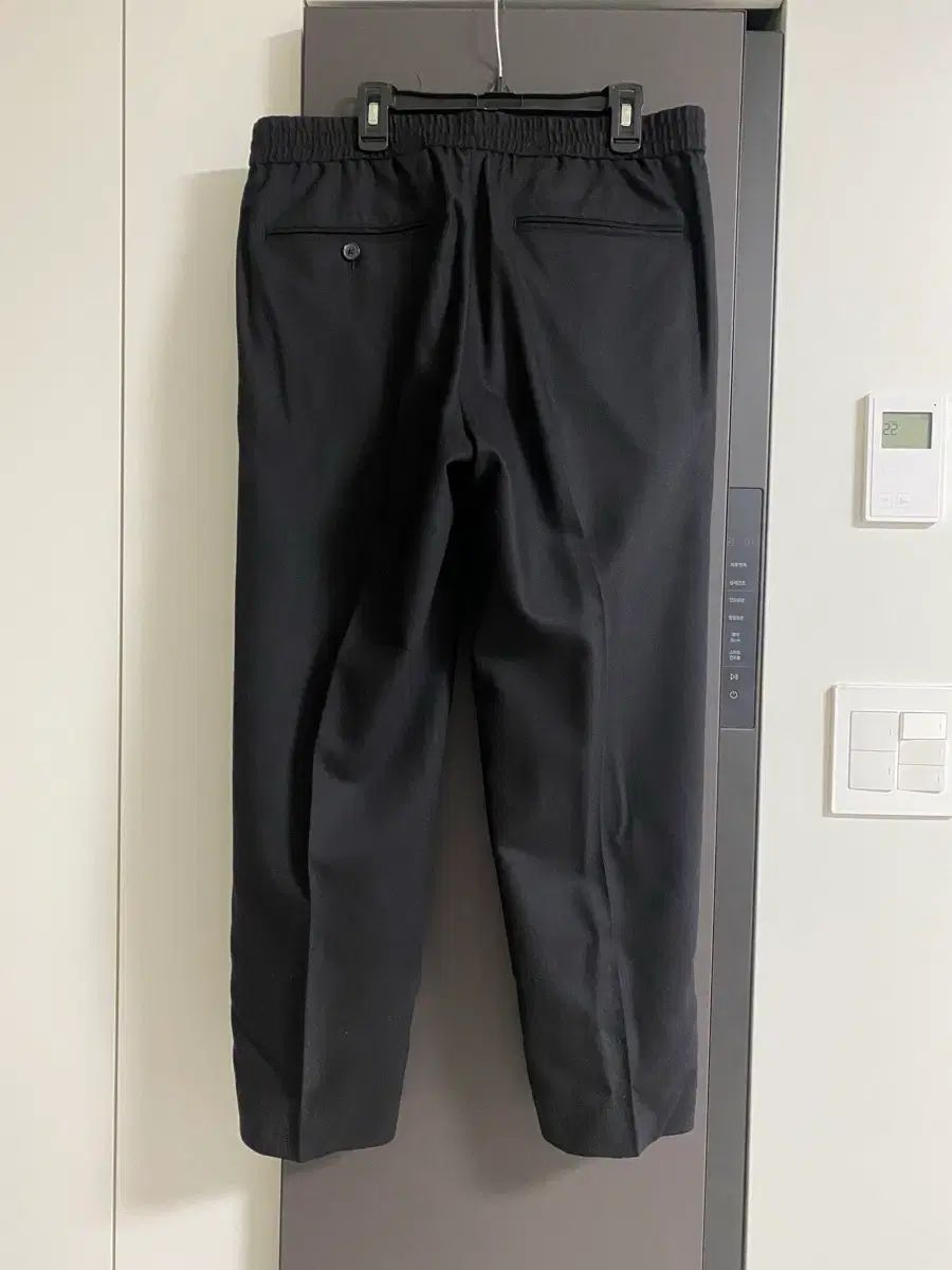 Theory セオリー カシミアブレンド スラックス ウエストゴム ブラック 31